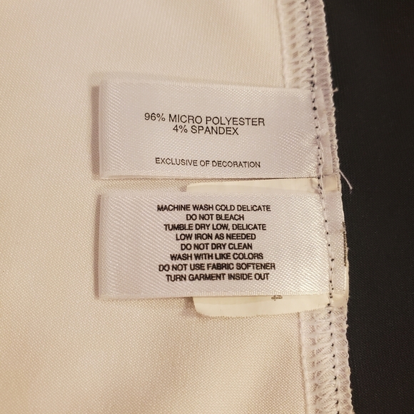 NIKA Women's White and Black Tank Top - Picture 5 of 6